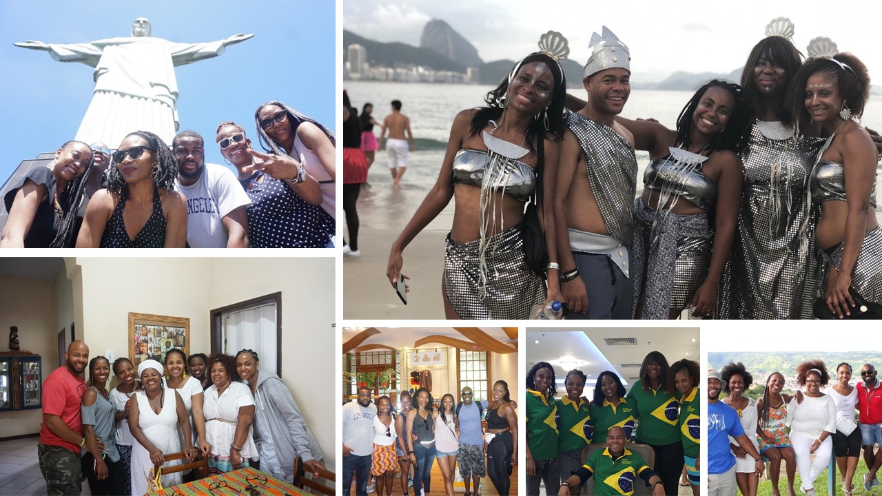 Black Travelers Network community members exploring destinations together